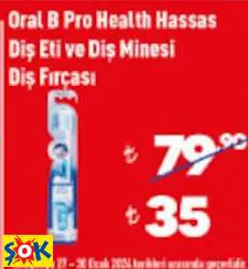 ORAL B PRO HEALTH HASSAS DİŞ ETİ VE DİŞ MİNESİ DİŞ FIRÇASI